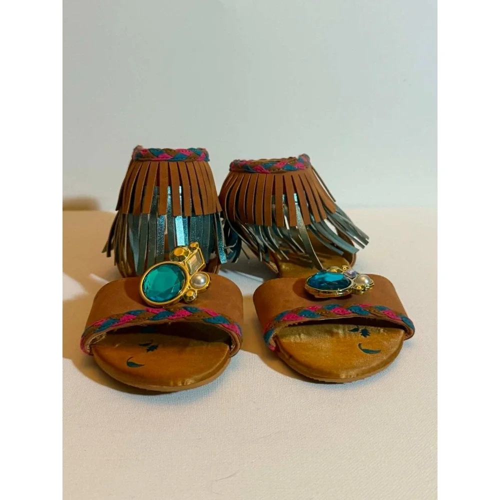 Pocahontas Costume Sandals for Kids From The Disney Store Size 13/1